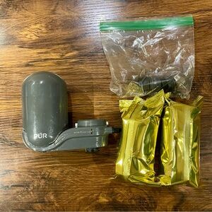 PUR Plus RF-9999 2 new Replacement Faucet Filters with faucet and adapters